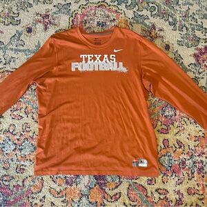 Nike Texas Football Long Sleeve Shirt - Orange